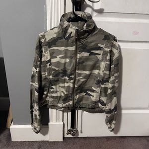 army colored jacket, worn once